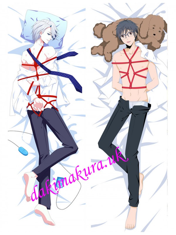 NEW VICTOR NIKIFOROV AND YUURI KATSUKI - YURI!!! ON ICE MALE ANIME DAKIMAKURA BODY PILLOW COVER