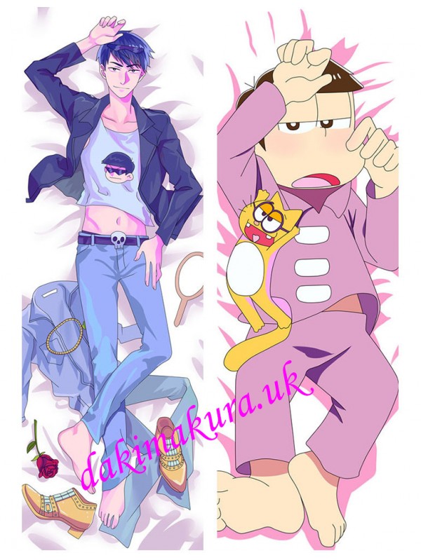 Osomatsu-kun Male Anime Dakimakura Japanese Hugging Body Pillow Cover