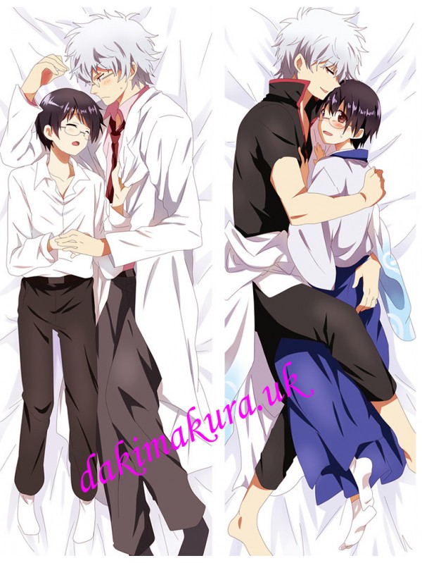 Shinpachi Shimura and Gintoki Sakata - Gintama Male Anime Dakimakura Japanese Hugging Body Pillow Cover