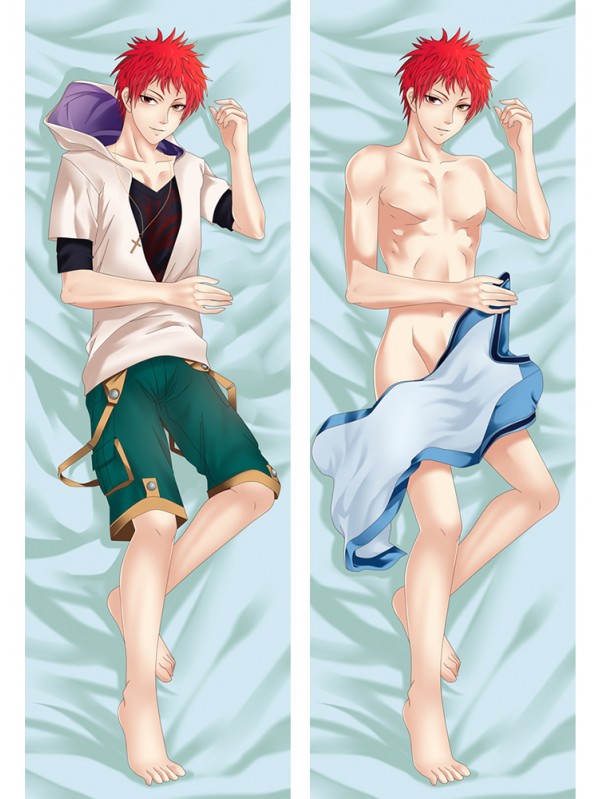 Seijuro Akashi - Kuroko no Basket Male Anime Dakimakura Japanese Love Body Pillow Case